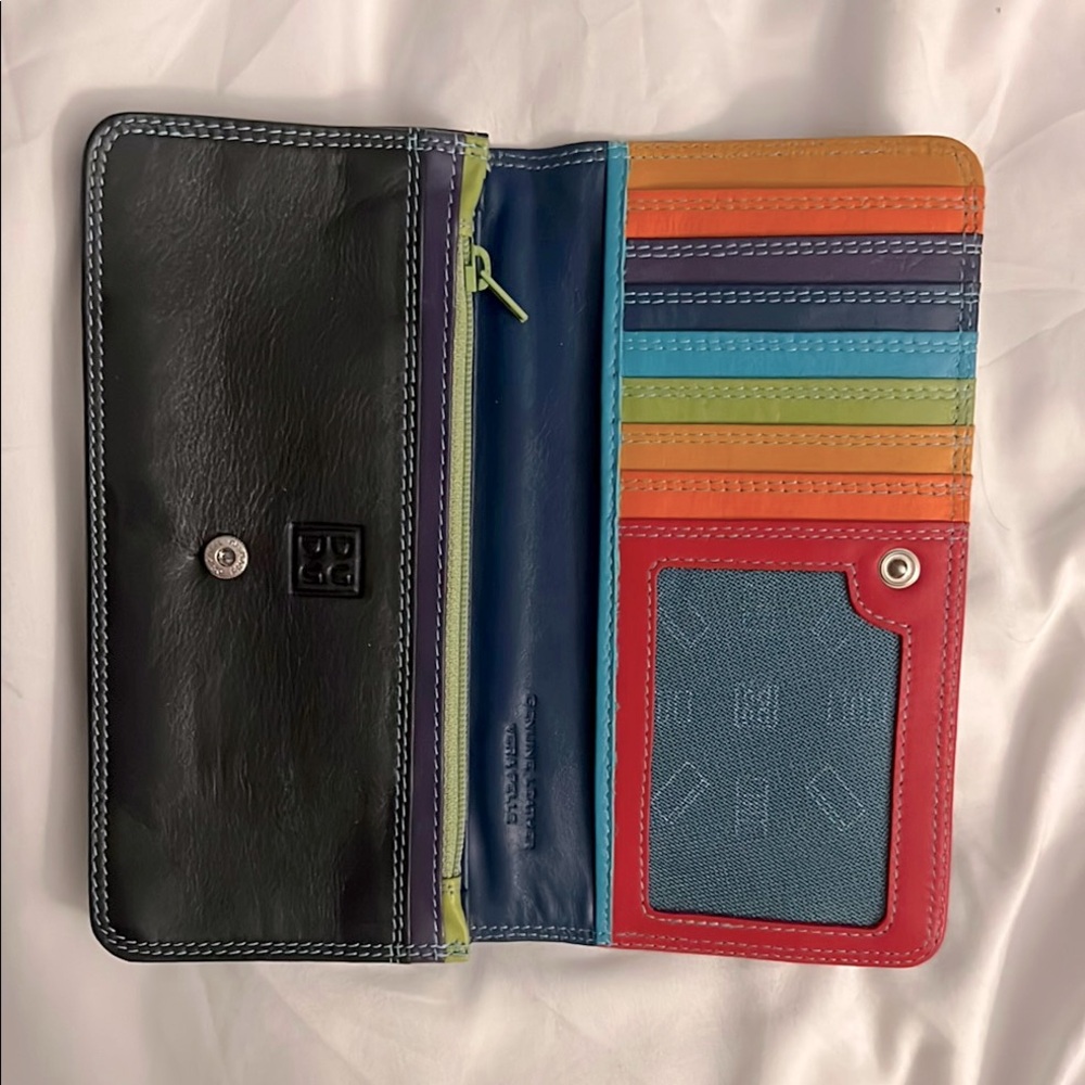 New Dudu Colorful Italian Leather Wallet